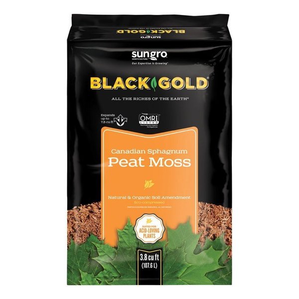 Black Gold Peat Moss 3.8 Cu Ft 1110101CFC03.8P